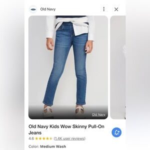 Lot of 2 brand new girls old navy jeans